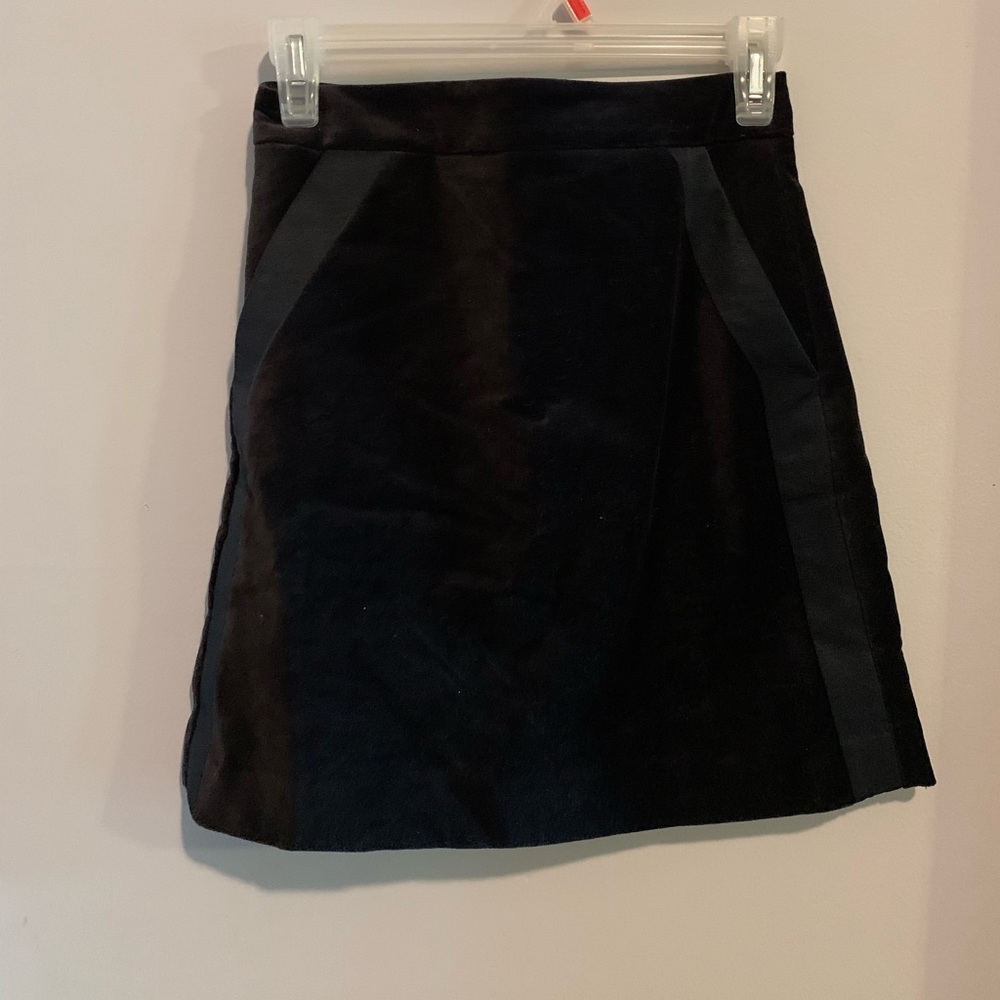 Ann Taylor Velvet A-line skirt